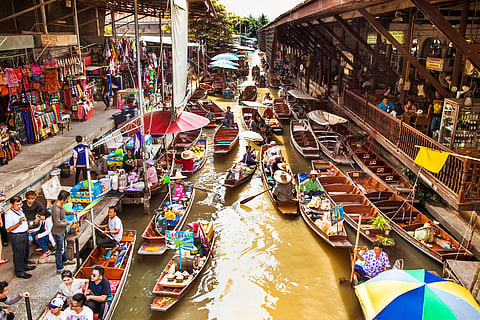 A boat tour through the market is a favourite here